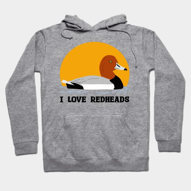 I Love Redheads Hoodie by SNK Kreatures